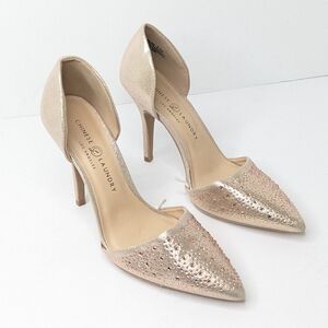Chinese Laundry Sparkling Gold Heels Women's 9.5